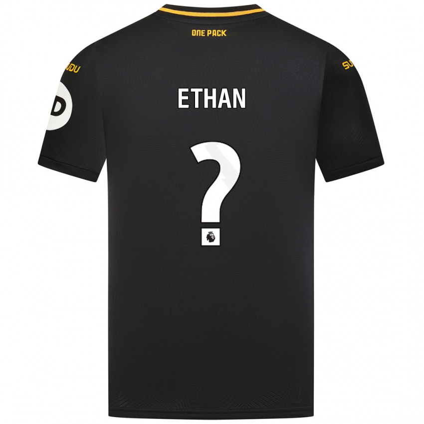 Criança Camisola Ethan Mcleod #0 Preto Alternativa 2024/25 Camisa