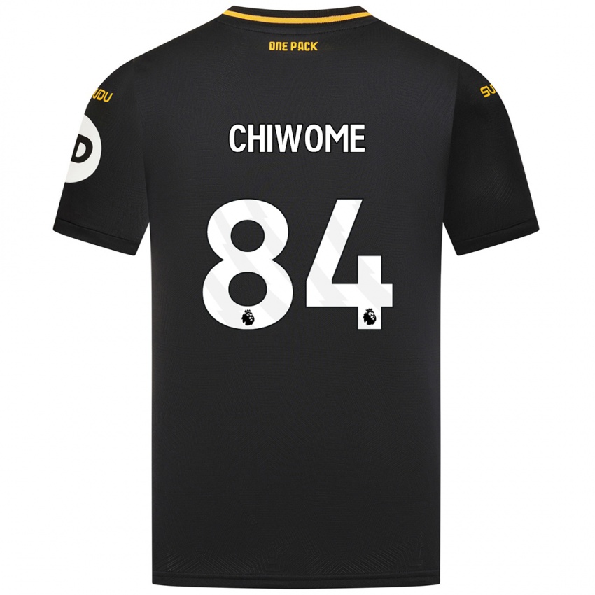 Criança Camisola Leon Chiwome #84 Preto Alternativa 2024/25 Camisa