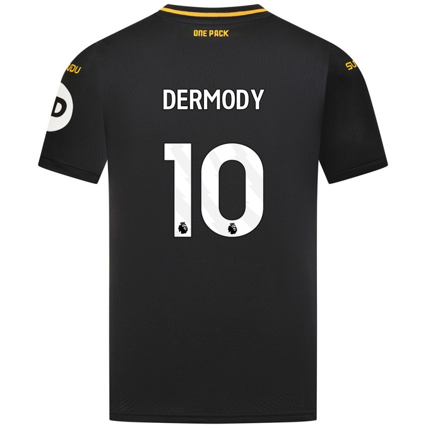 Criança Camisola Helen Dermody #10 Preto Alternativa 2024/25 Camisa