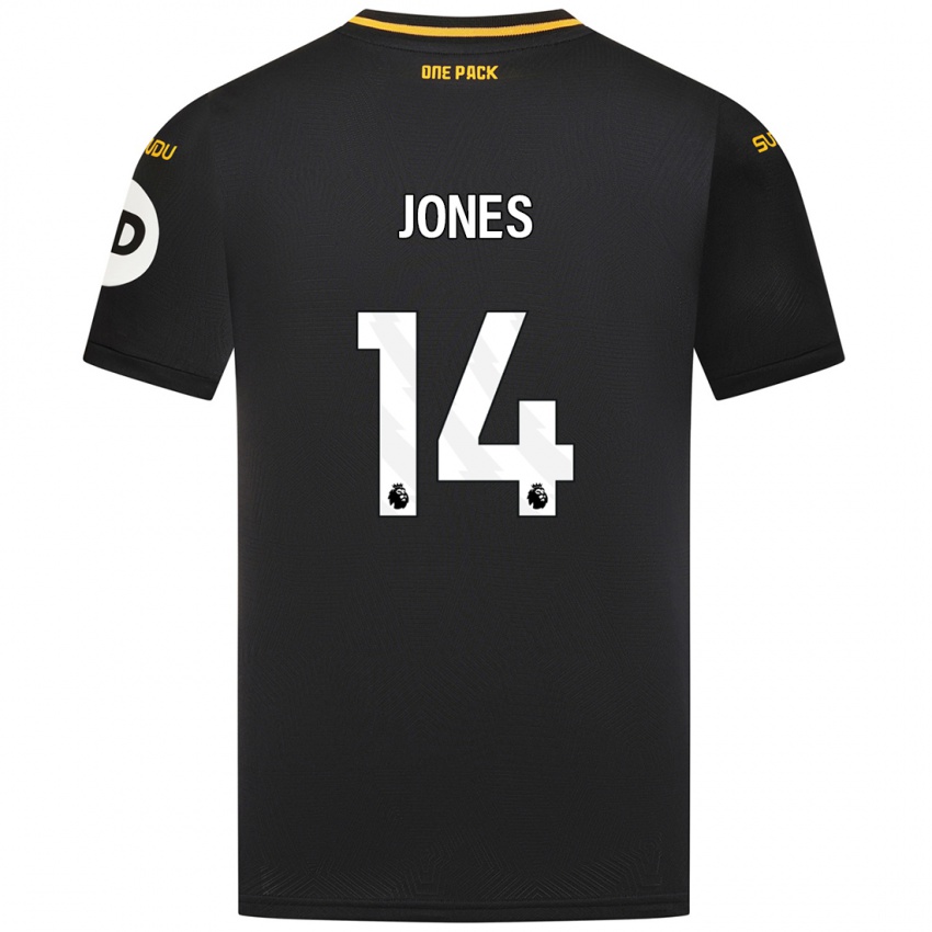 Criança Camisola Meesha Dudley-Jones #14 Preto Alternativa 2024/25 Camisa