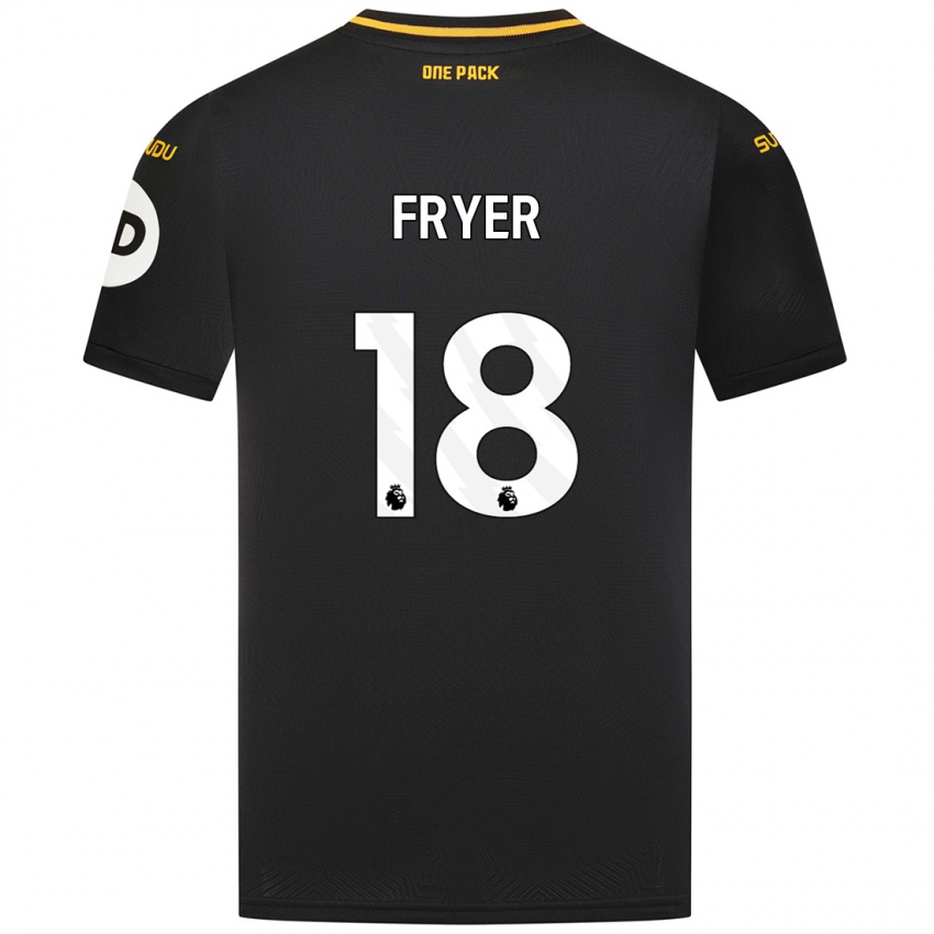 Criança Camisola Hannah Fryer #18 Preto Alternativa 2024/25 Camisa