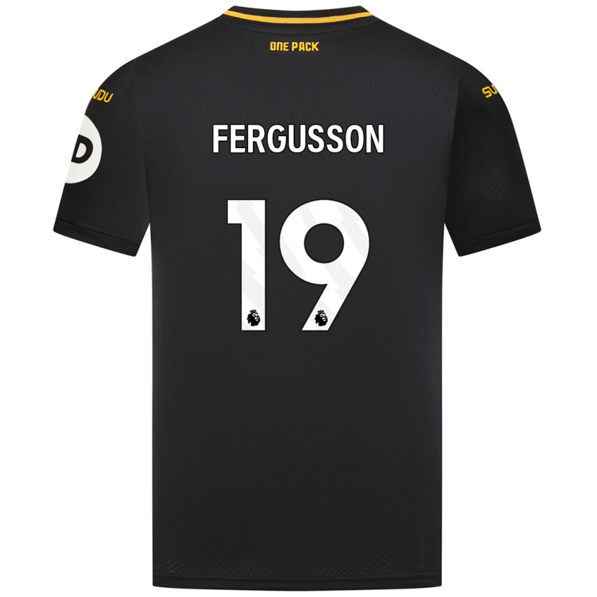 Criança Camisola Liv Fergusson #19 Preto Alternativa 2024/25 Camisa