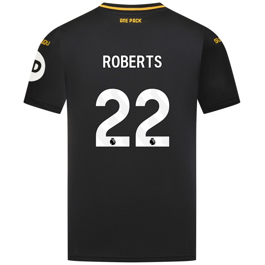 Criança Camisola Beth Roberts #22 Preto Alternativa 2024/25 Camisa