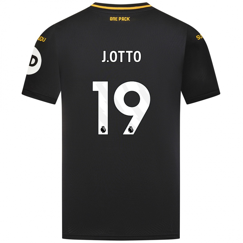 Criança Camisola Jonny Otto #19 Preto Alternativa 2024/25 Camisa