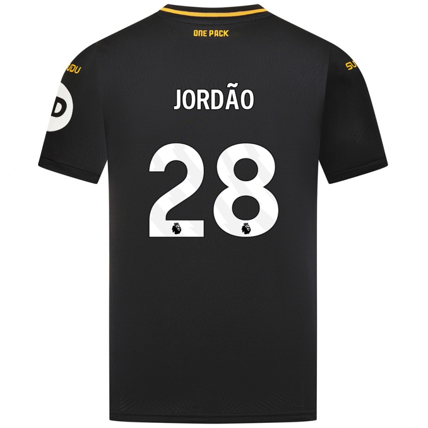 Criança Camisola Bruno Jordao #28 Preto Alternativa 2024/25 Camisa