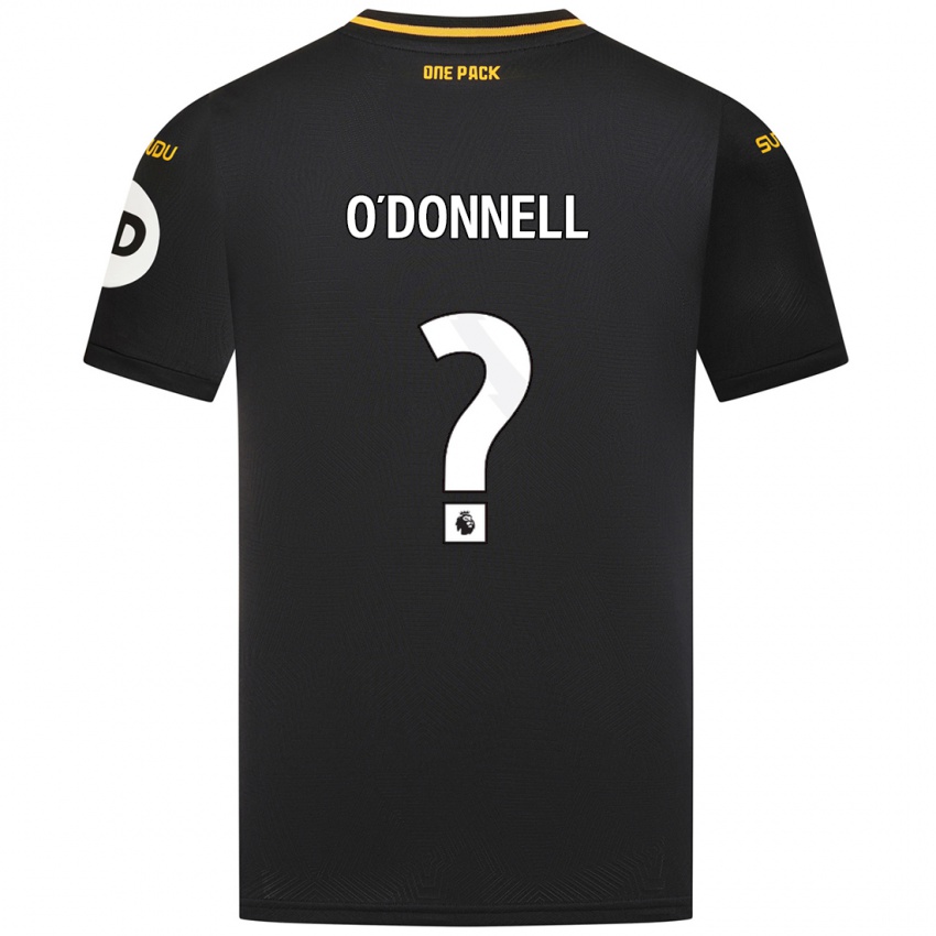 Criança Camisola Luke O'donnell #0 Preto Alternativa 2024/25 Camisa