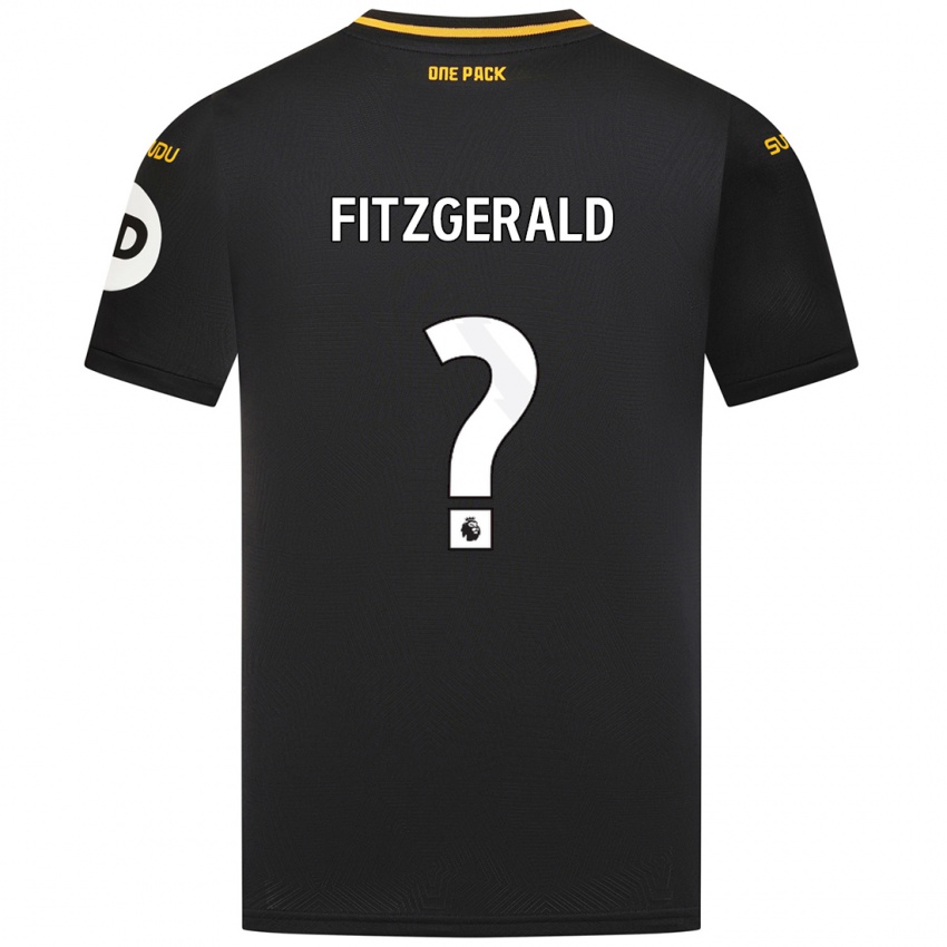 Criança Camisola Kyle Fitzgerald #0 Preto Alternativa 2024/25 Camisa