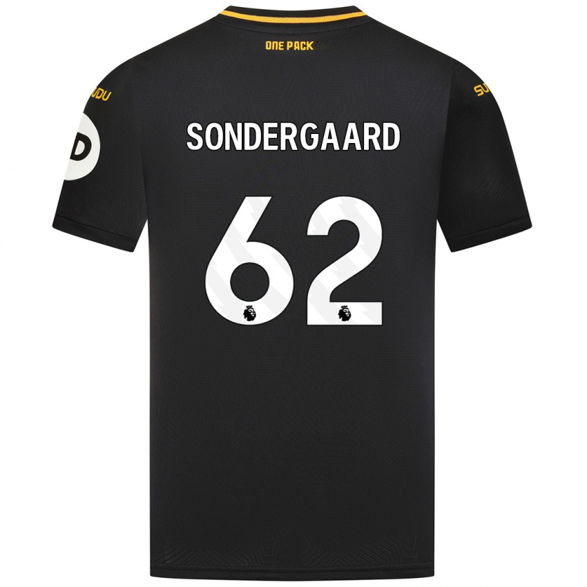 Criança Camisola Andreas Sondergaard #62 Preto Alternativa 2024/25 Camisa