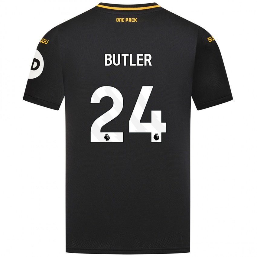 Criança Camisola Elli Butler #24 Preto Alternativa 2024/25 Camisa