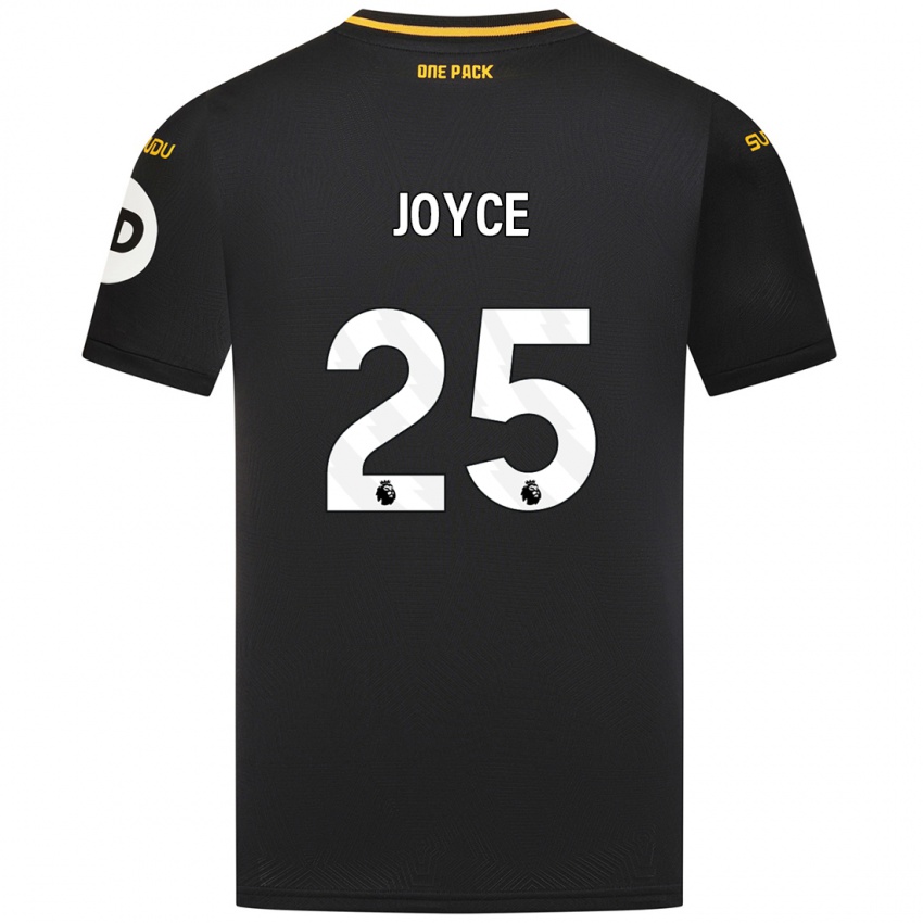 Criança Camisola Leonie Joyce #25 Preto Alternativa 2024/25 Camisa