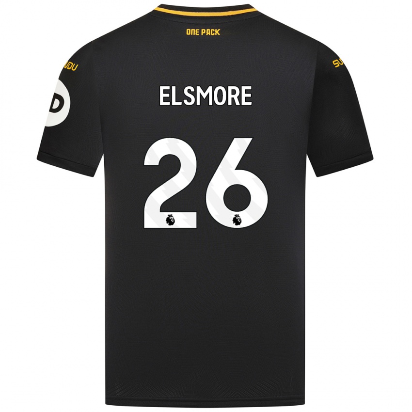 Criança Camisola Ria Elsmore #26 Preto Alternativa 2024/25 Camisa