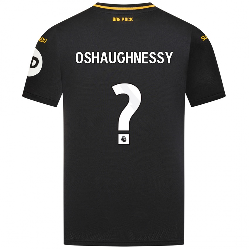 Criança Camisola Joe Oshaughnessy #0 Preto Alternativa 2024/25 Camisa