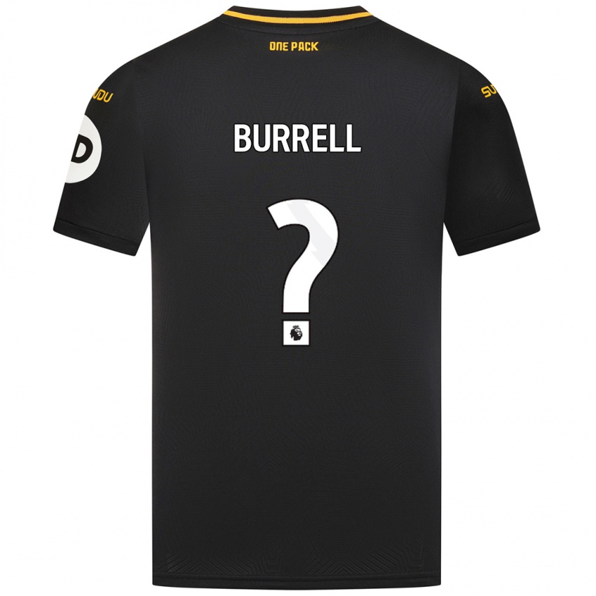 Criança Camisola Ackeme Francis-Burrell #0 Preto Alternativa 2024/25 Camisa