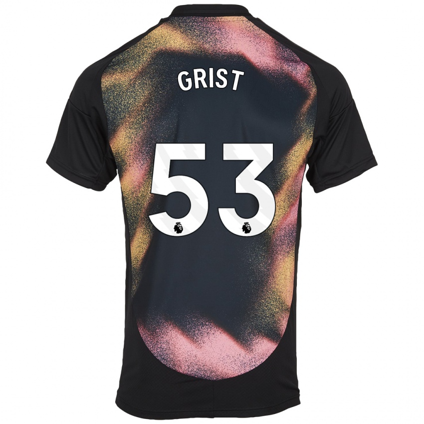 Criança Camisola Ben Grist #53 Preto Branco Alternativa 2024/25 Camisa