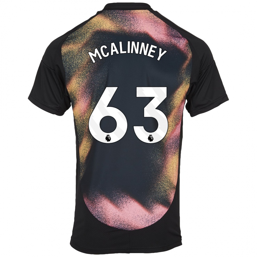 Criança Camisola Liam Mcalinney #63 Preto Branco Alternativa 2024/25 Camisa