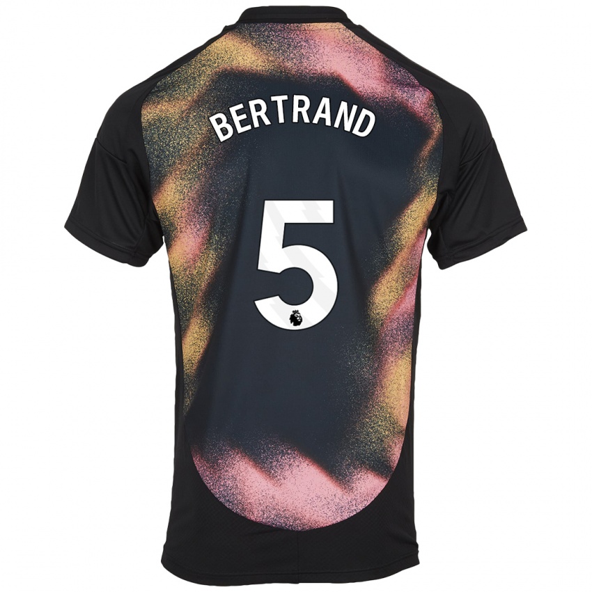 Criança Camisola Ryan Bertrand #5 Preto Branco Alternativa 2024/25 Camisa