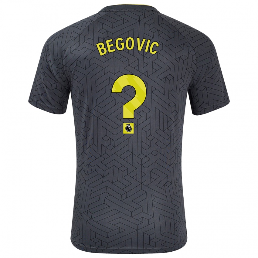 Criança Camisola Asmir Begovic #0 Amarelo Preto Alternativa 2024/25 Camisa