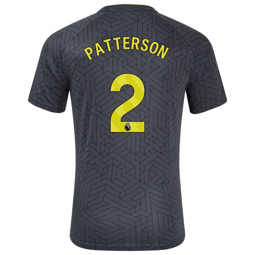 Criança Camisola Nathan Patterson #2 Amarelo Preto Alternativa 2024/25 Camisa