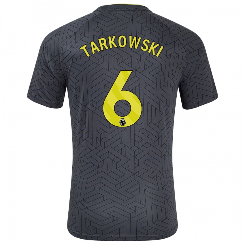 Criança Camisola James Tarkowski #6 Amarelo Preto Alternativa 2024/25 Camisa