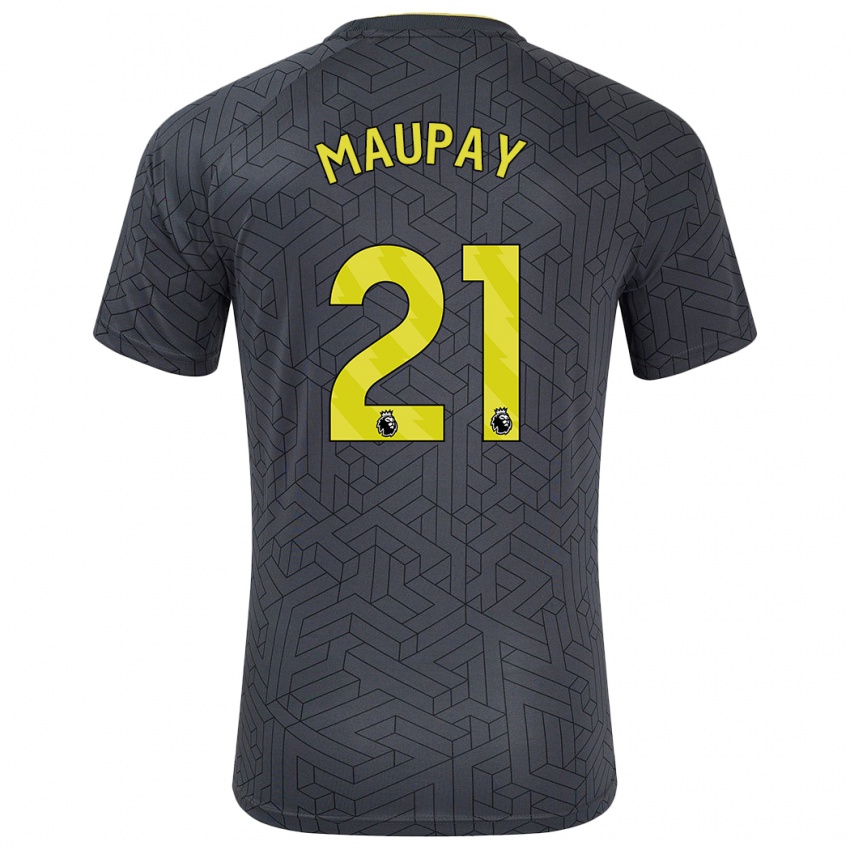 Criança Camisola Neal Maupay #21 Amarelo Preto Alternativa 2024/25 Camisa