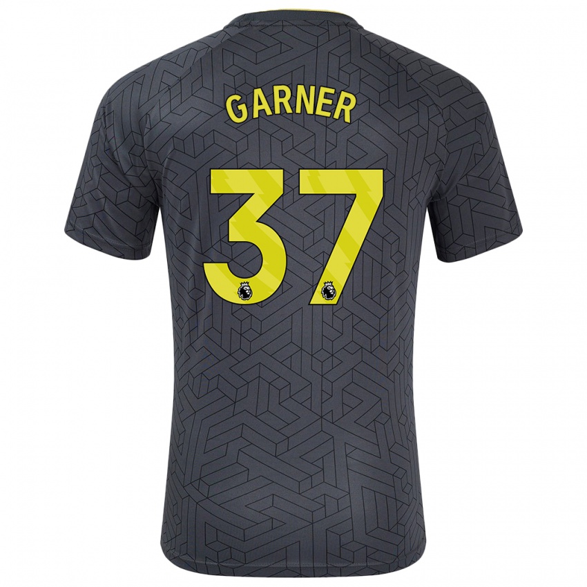 Criança Camisola James Garner #37 Amarelo Preto Alternativa 2024/25 Camisa