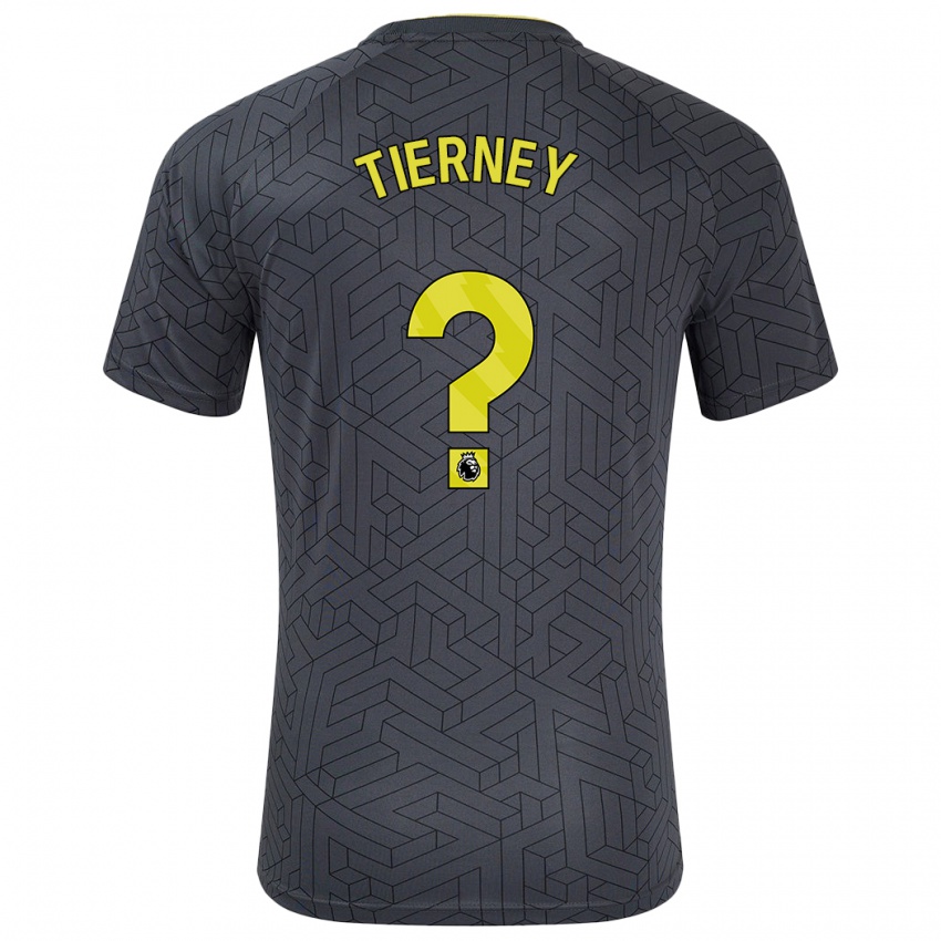 Criança Camisola Jack Tierney #0 Amarelo Preto Alternativa 2024/25 Camisa