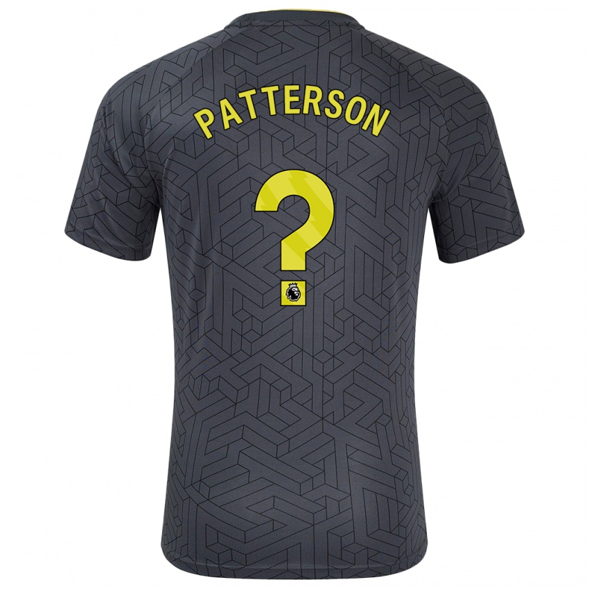 Criança Camisola Jack Patterson #0 Amarelo Preto Alternativa 2024/25 Camisa