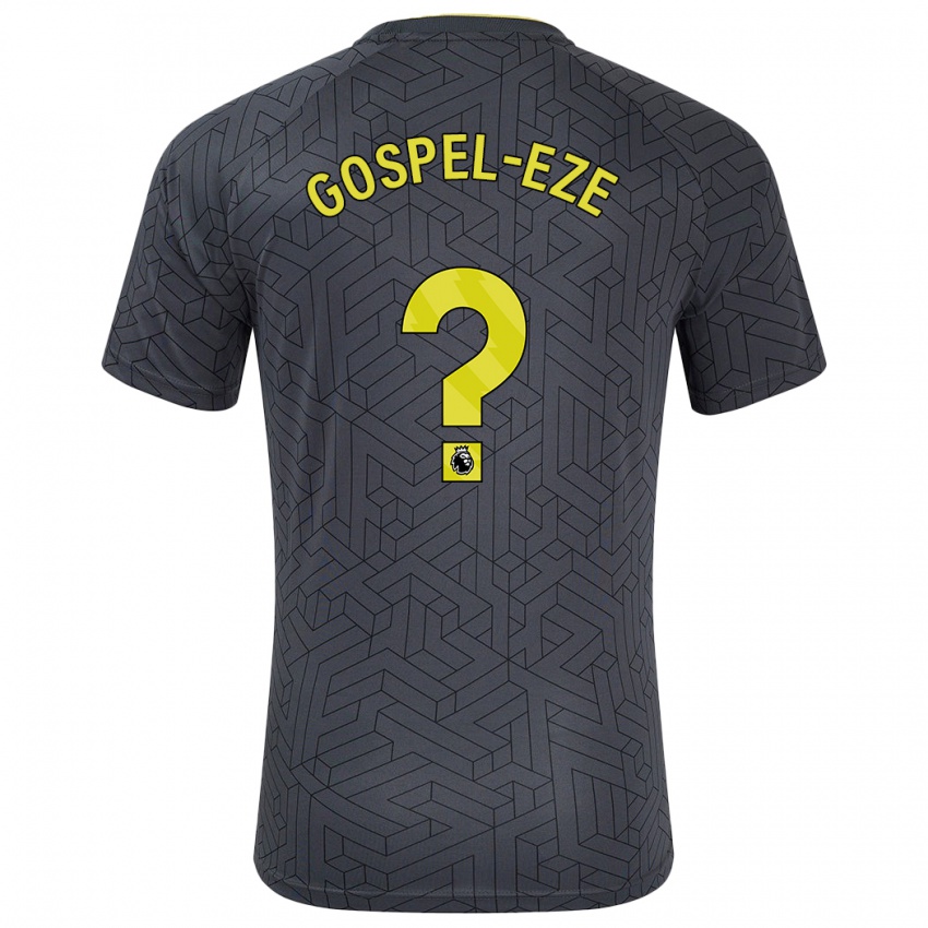 Criança Camisola Goodness Gospel-Eze #0 Amarelo Preto Alternativa 2024/25 Camisa