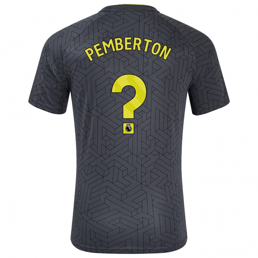 Criança Camisola Dafi-Tomos Pemberton #0 Amarelo Preto Alternativa 2024/25 Camisa