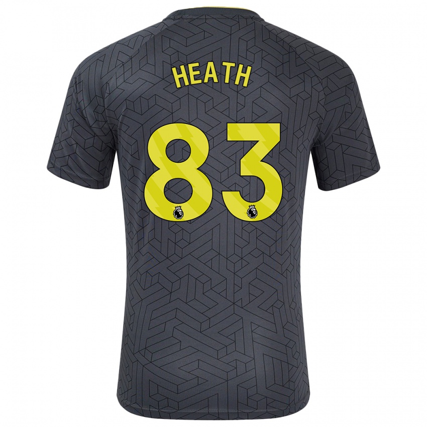 Criança Camisola Isaac Heath #83 Amarelo Preto Alternativa 2024/25 Camisa