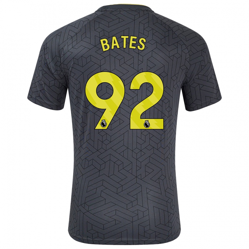 Criança Camisola Callum Bates #92 Amarelo Preto Alternativa 2024/25 Camisa