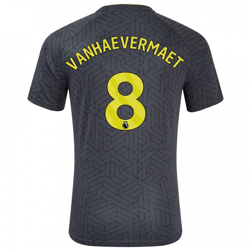 Criança Camisola Justine Vanhaevermaet #8 Amarelo Preto Alternativa 2024/25 Camisa