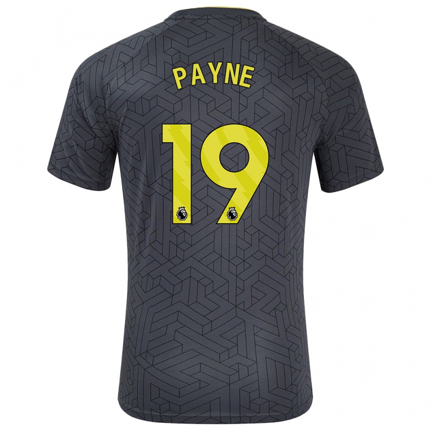 Criança Camisola Heather Payne #19 Amarelo Preto Alternativa 2024/25 Camisa