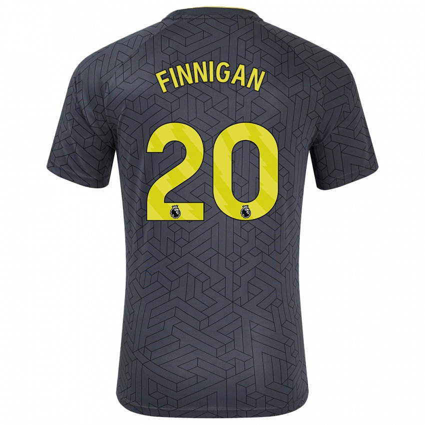 Criança Camisola Megan Finnigan #20 Amarelo Preto Alternativa 2024/25 Camisa