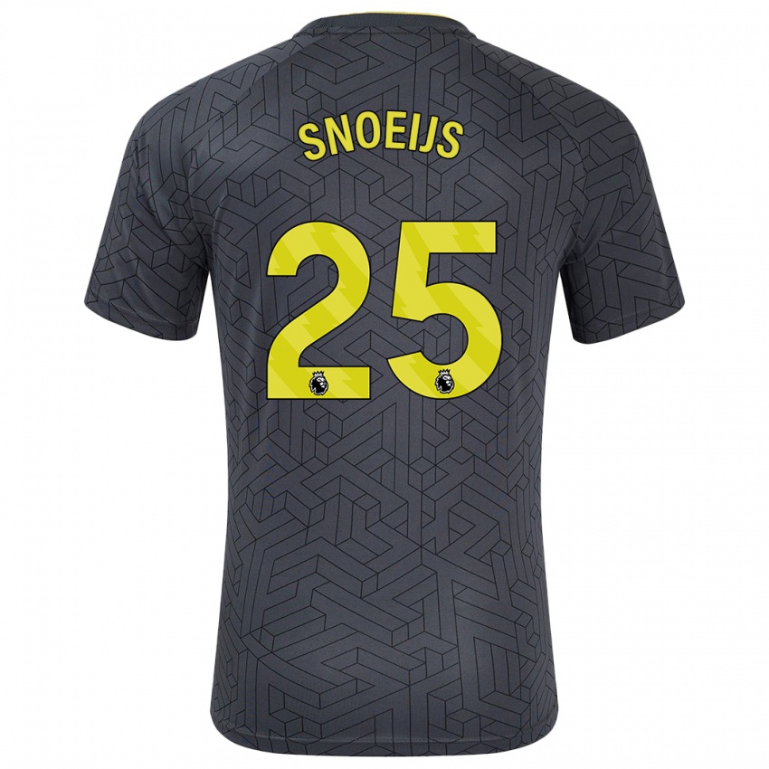 Criança Camisola Katja Snoeijs #25 Amarelo Preto Alternativa 2024/25 Camisa