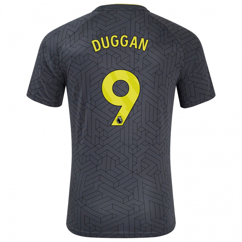 Criança Camisola Toni Duggan #9 Amarelo Preto Alternativa 2024/25 Camisa