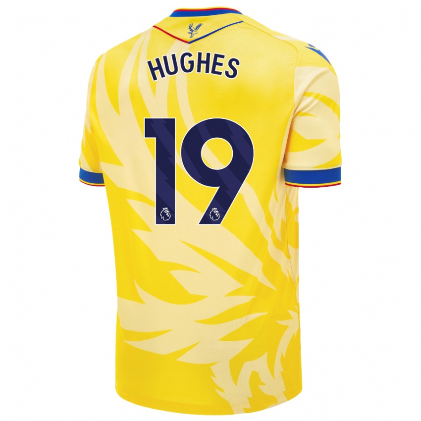 Criança Camisola Will Hughes #19 Amarelo Alternativa 2024/25 Camisa