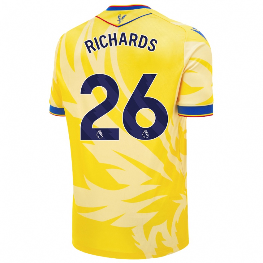 Criança Camisola Chris Richards #26 Amarelo Alternativa 2024/25 Camisa