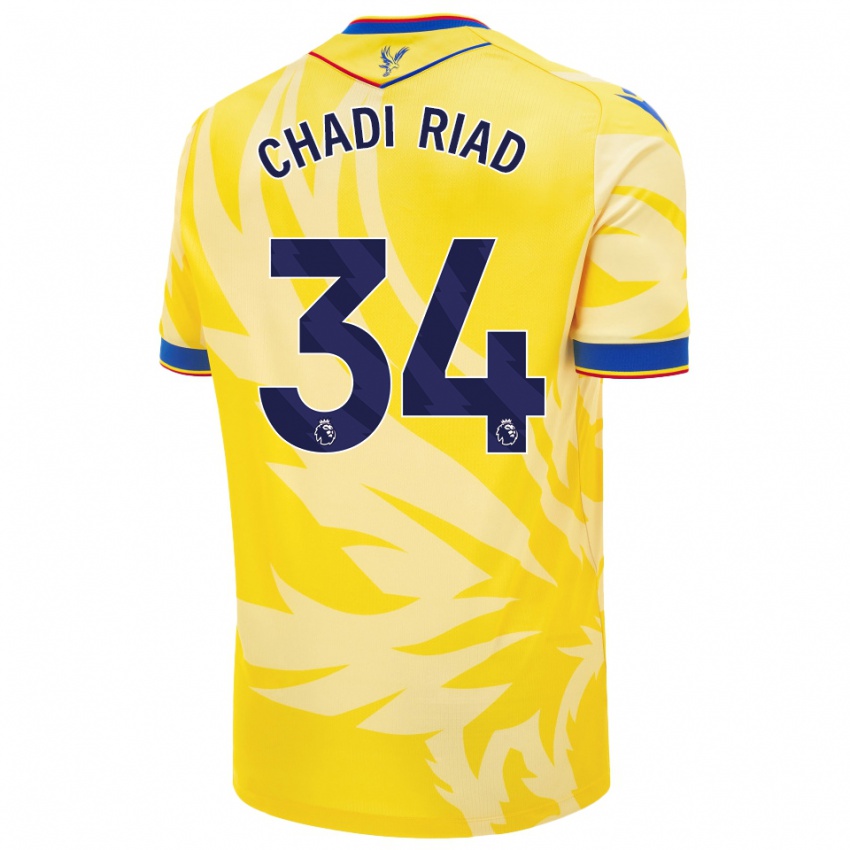 Criança Camisola Chadi Riad #34 Amarelo Alternativa 2024/25 Camisa