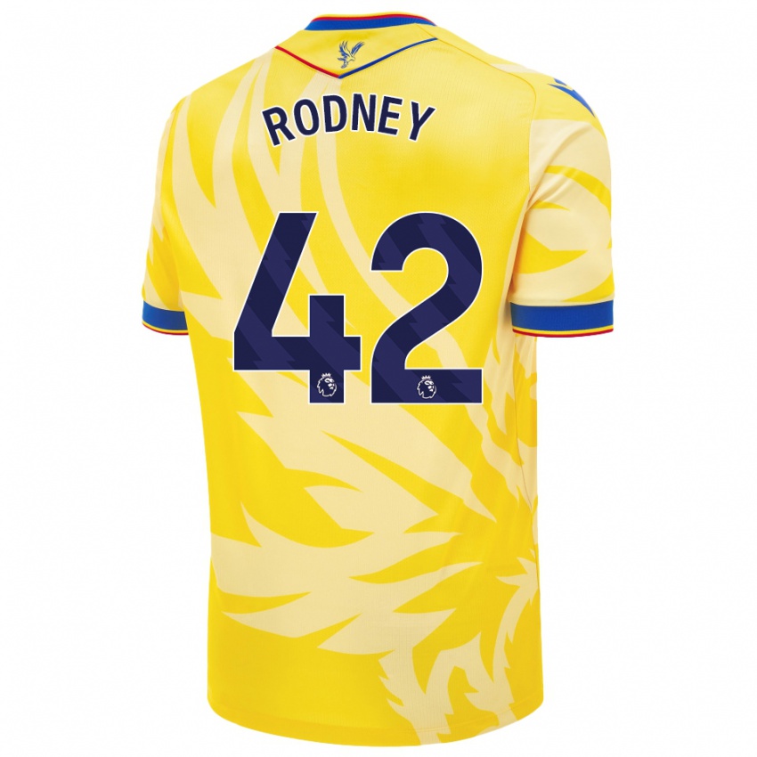 Criança Camisola Kaden Rodney #42 Amarelo Alternativa 2024/25 Camisa