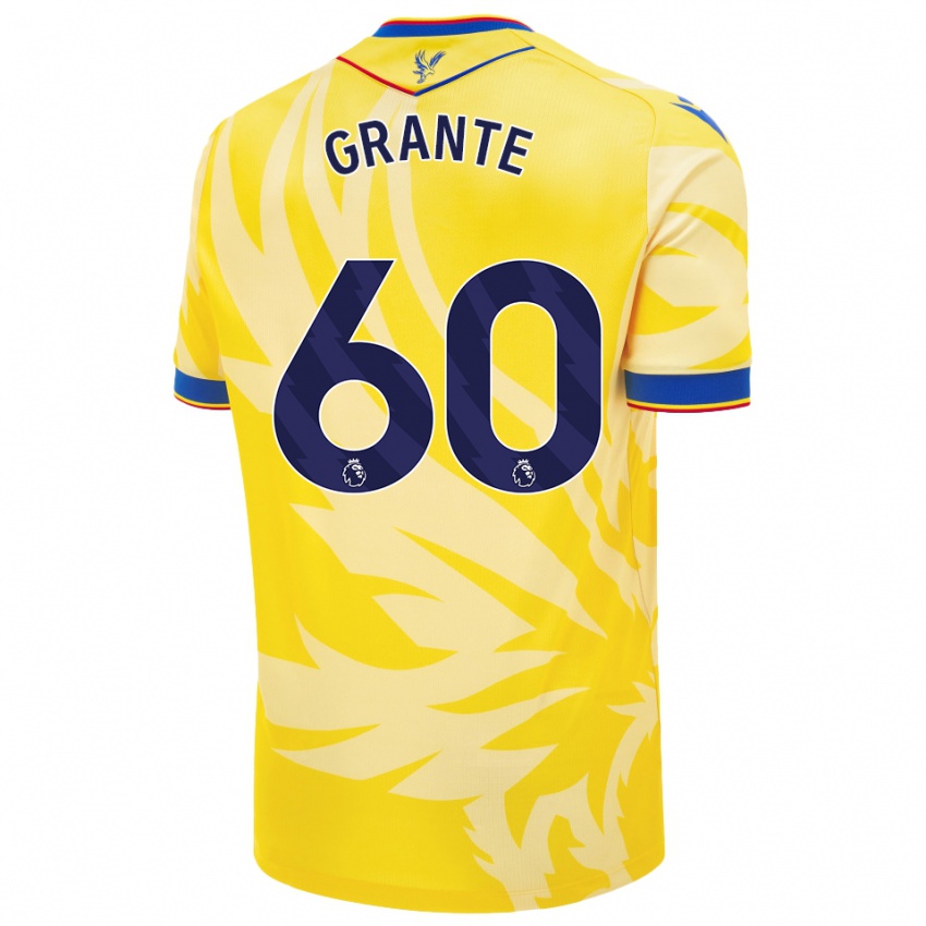 Criança Camisola Jake Grante #60 Amarelo Alternativa 2024/25 Camisa