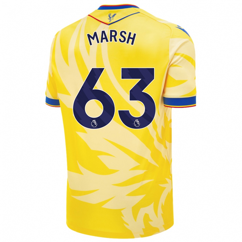 Criança Camisola Zach Marsh #63 Amarelo Alternativa 2024/25 Camisa