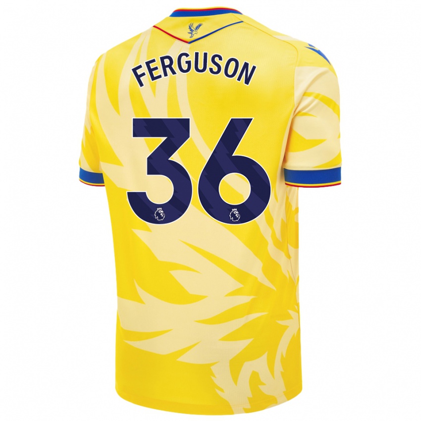 Criança Camisola Nathan Ferguson #36 Amarelo Alternativa 2024/25 Camisa