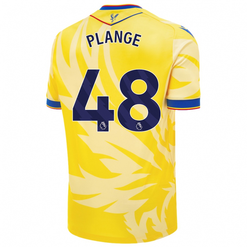 Criança Camisola Luke Plange #48 Amarelo Alternativa 2024/25 Camisa