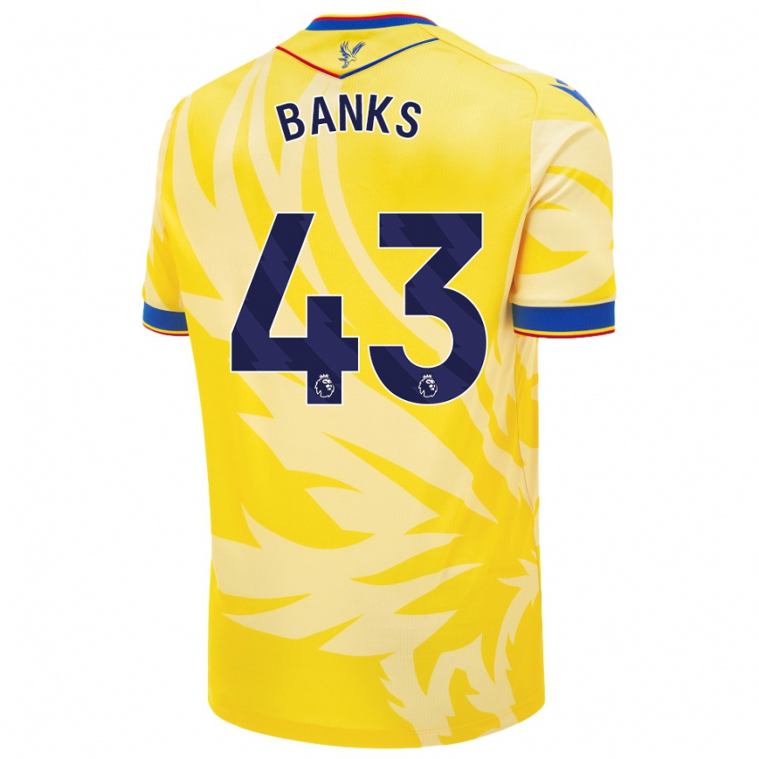 Criança Camisola Scott Banks #43 Amarelo Alternativa 2024/25 Camisa