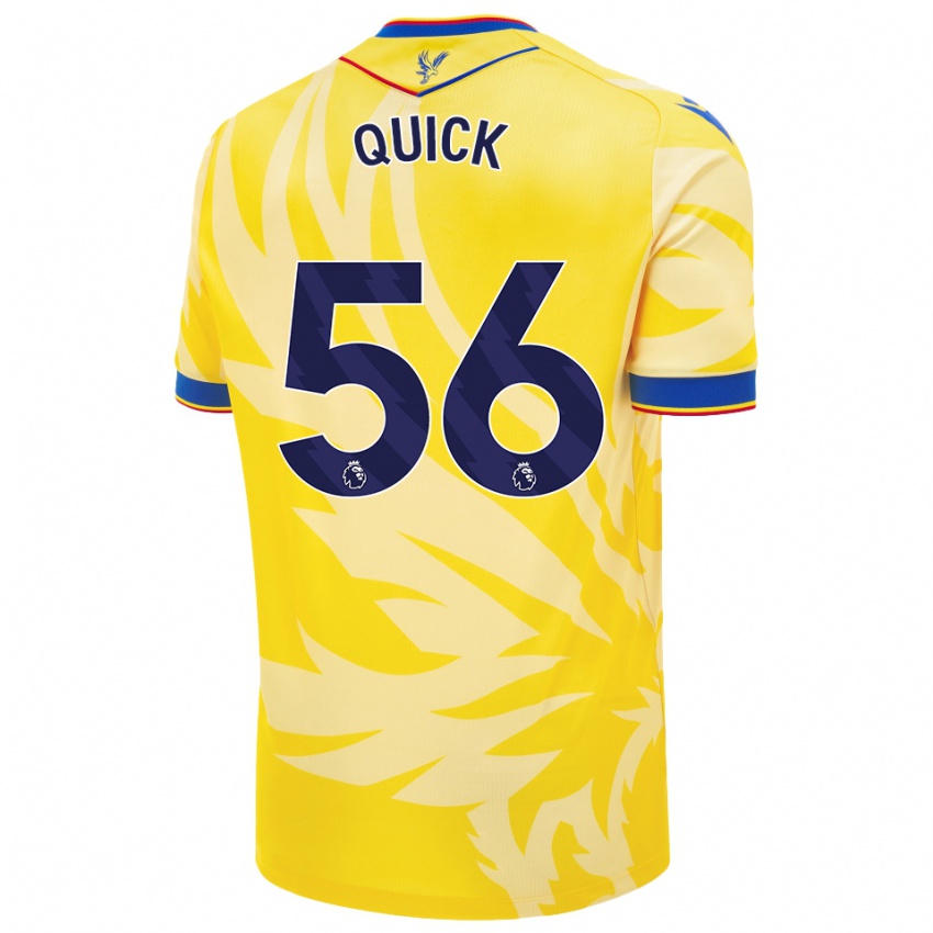 Criança Camisola Daniel Quick #56 Amarelo Alternativa 2024/25 Camisa