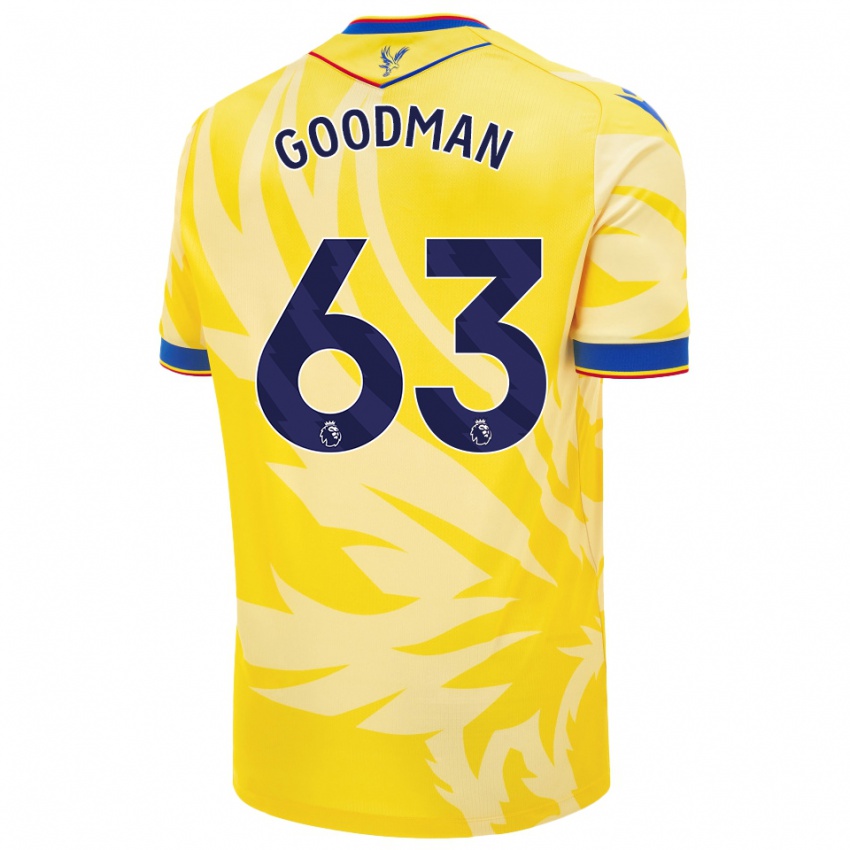 Criança Camisola Owen Goodman #63 Amarelo Alternativa 2024/25 Camisa