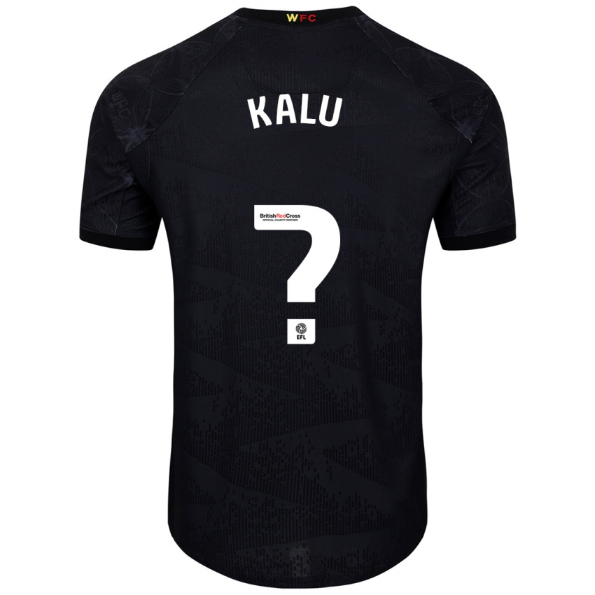 Criança Camisola Samuel Kalu #0 Preto Branco Alternativa 2024/25 Camisa