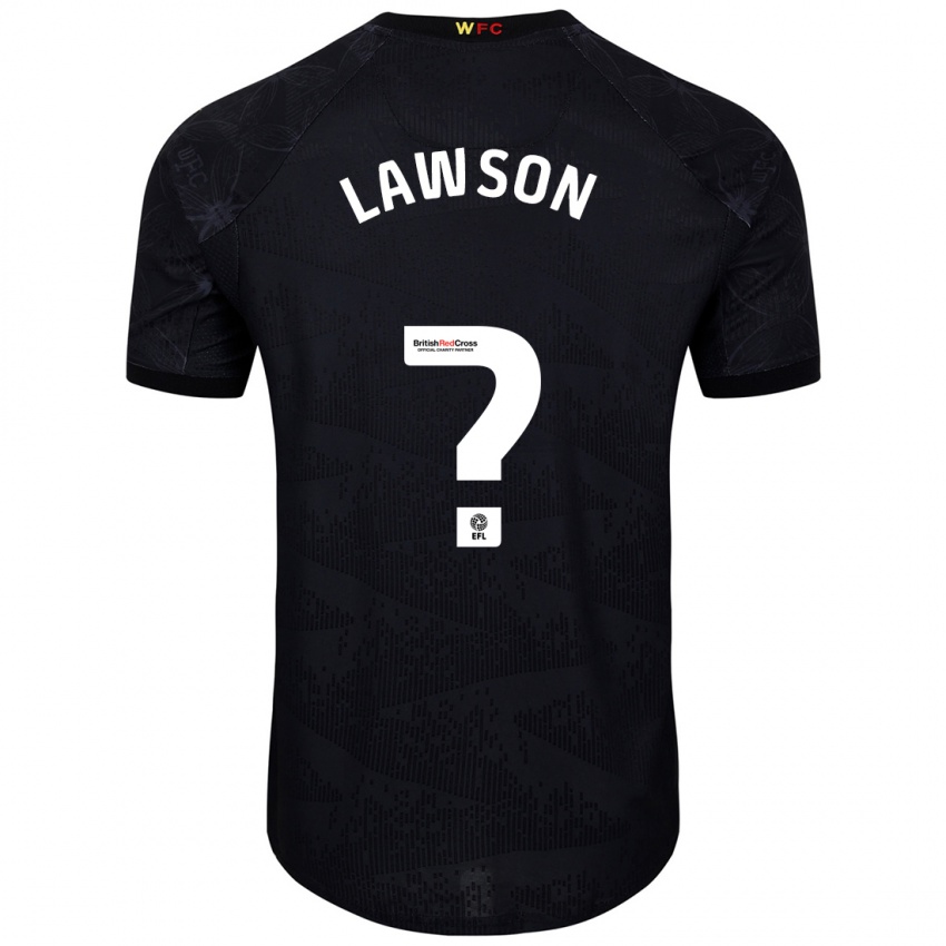 Criança Camisola Jonathan Lawson #0 Preto Branco Alternativa 2024/25 Camisa