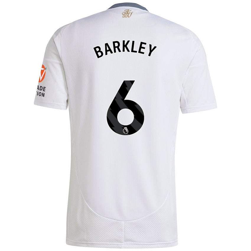 Criança Camisola Ross Barkley #6 Branco Alternativa 2024/25 Camisa